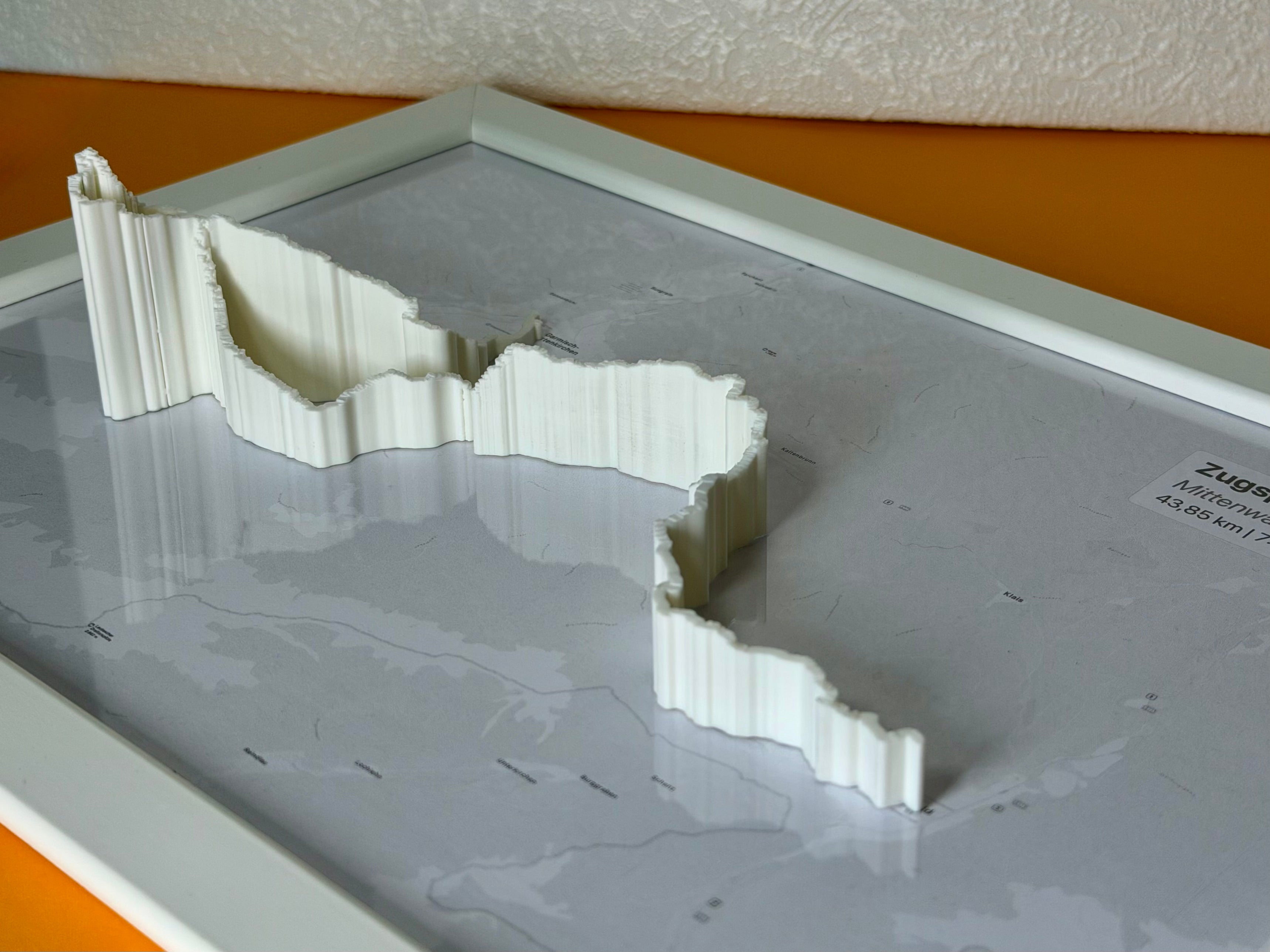 Personalisierte 3D-GPS-Strecke