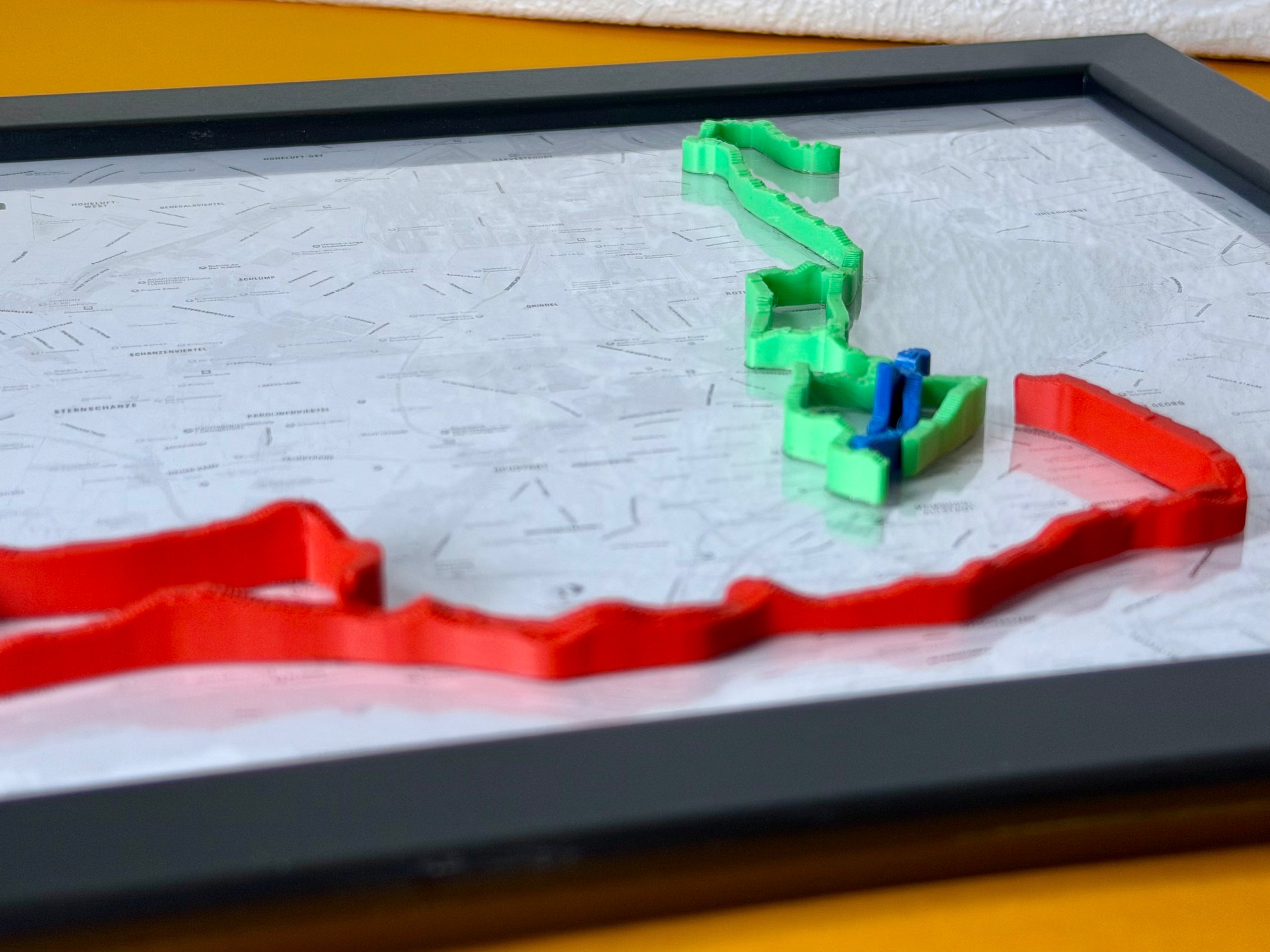 Personalisierte 3D-GPS-Strecke