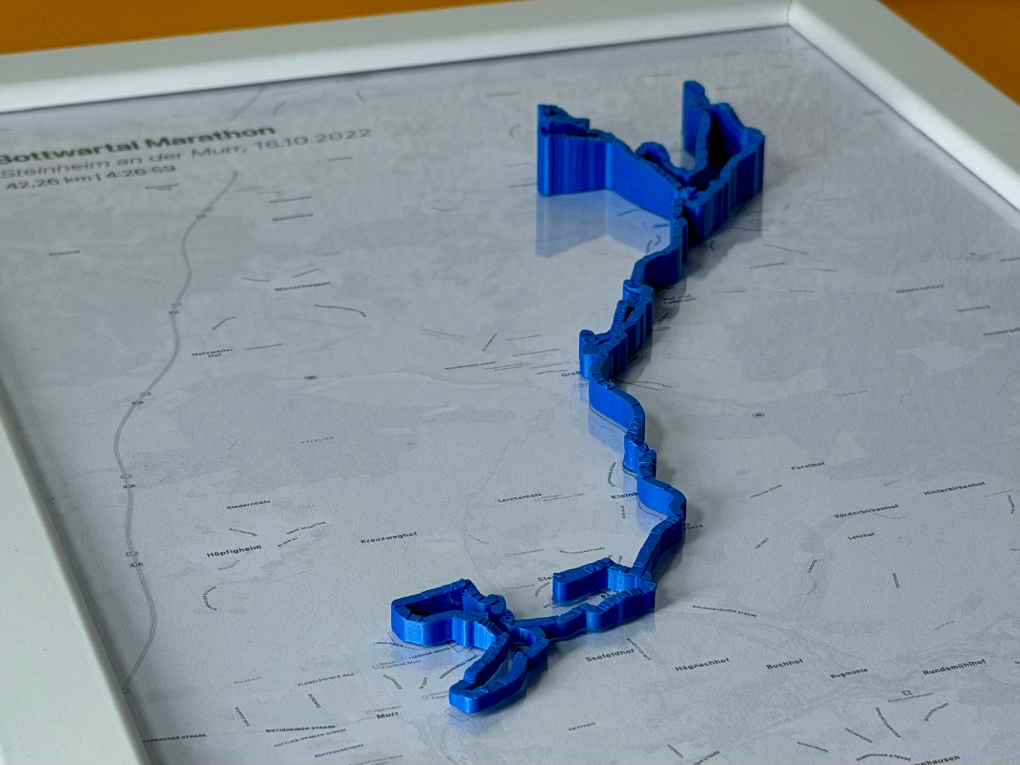 Personalisierte 3D-GPS-Strecke