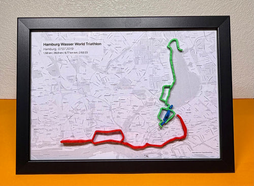 Personalisierte 3D-GPS-Strecke